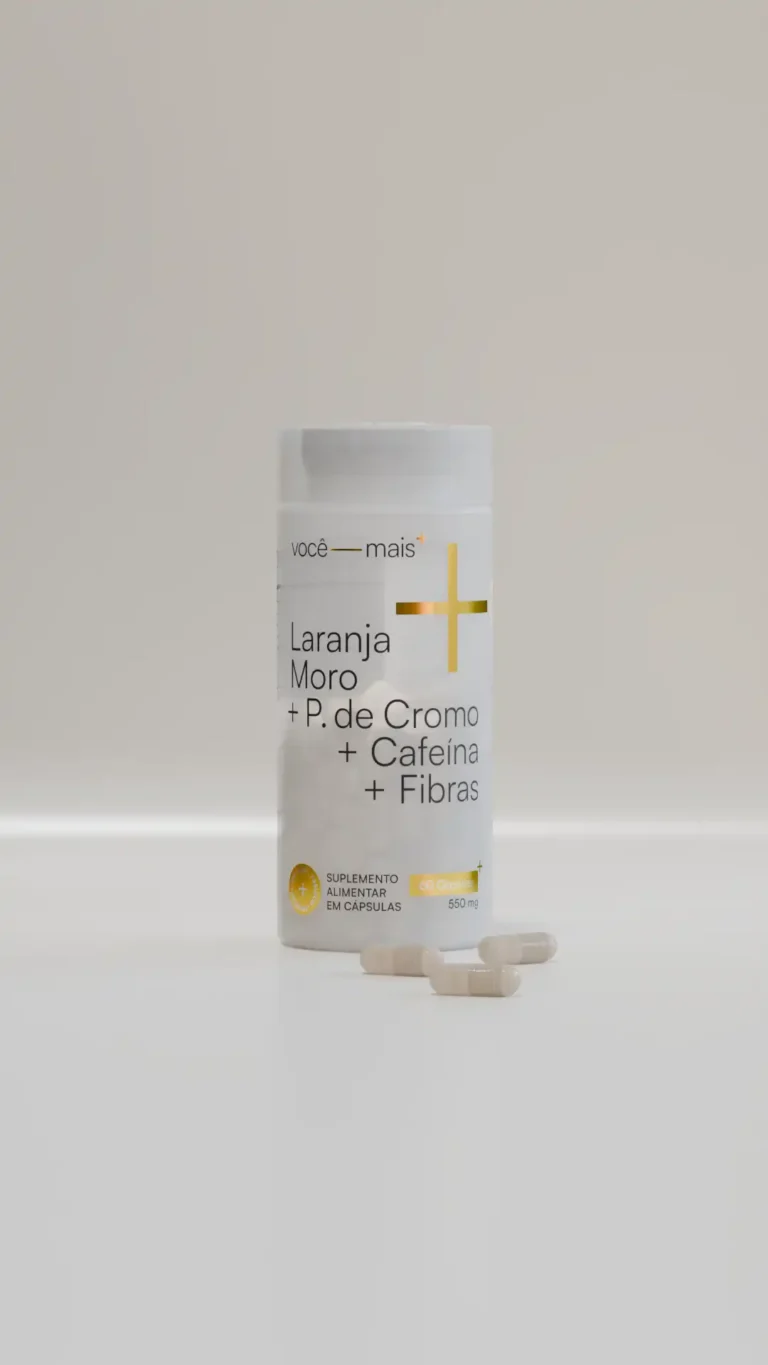 Laranja Moro + P. de Cromo + Cafeína + Fibras