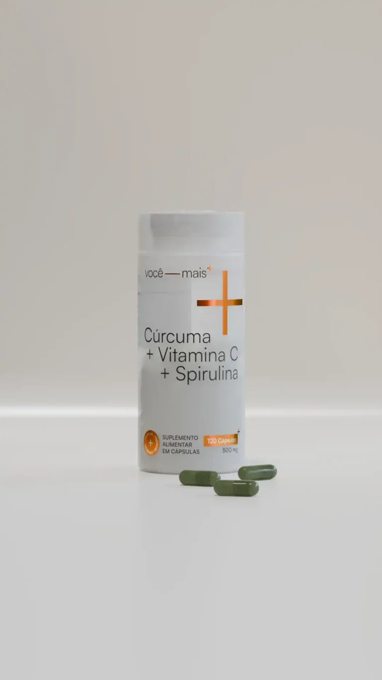 Cúrcuma + Vitamina C + Spirulina
