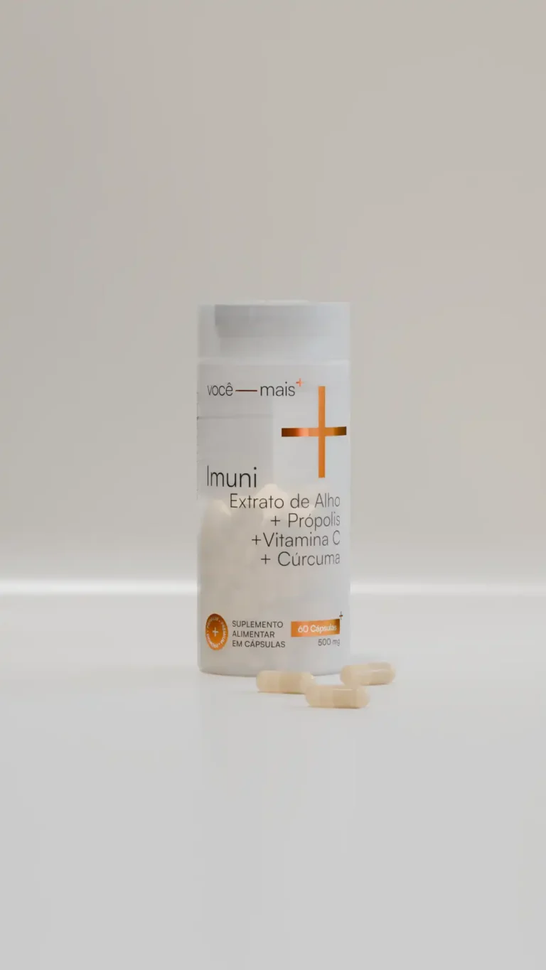 Imuni | Extrato de Alho + Própolis + Vitamina C + Cúrcuma