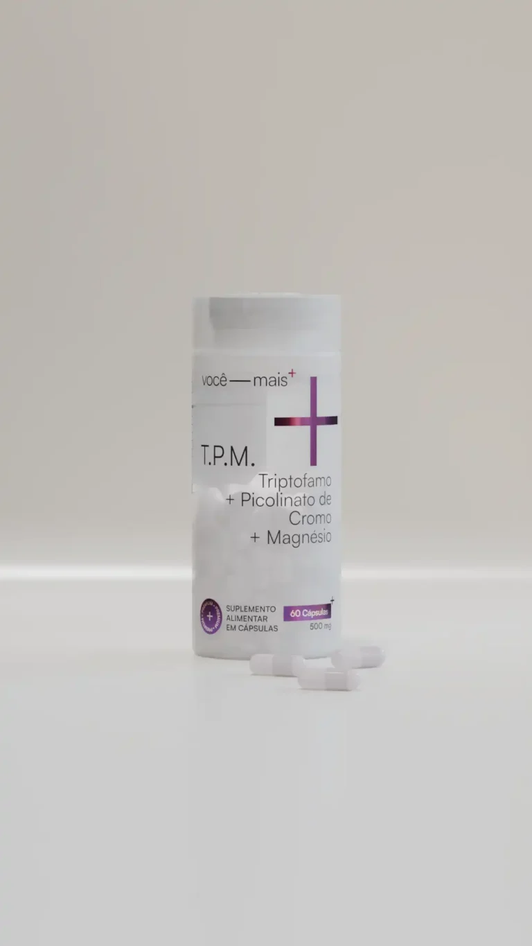 T.P.M. | Triptofamo + Picolinato de Cromo + Magnésio + Vitaminas