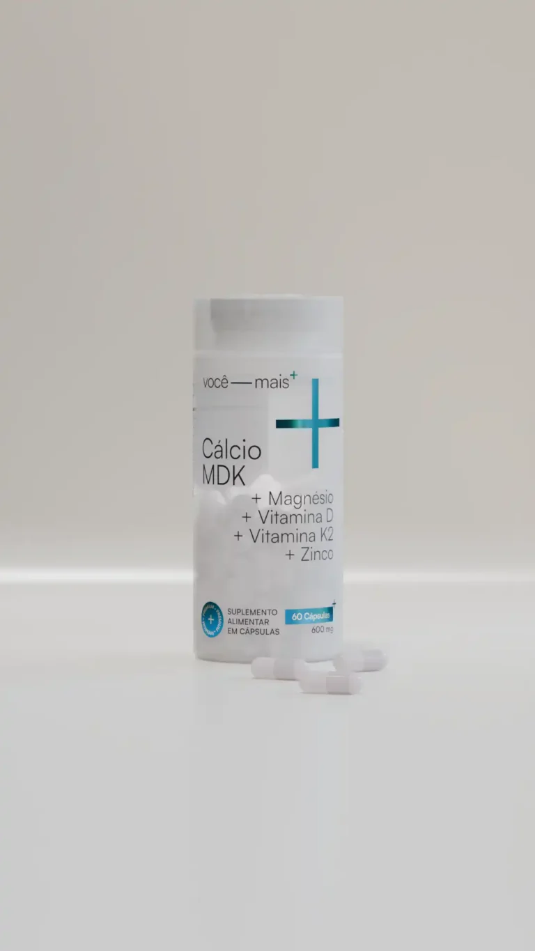 Cálcio MDK | Cálcio + Magnésio + Vitamina D + Vitamina K2 + Zinco