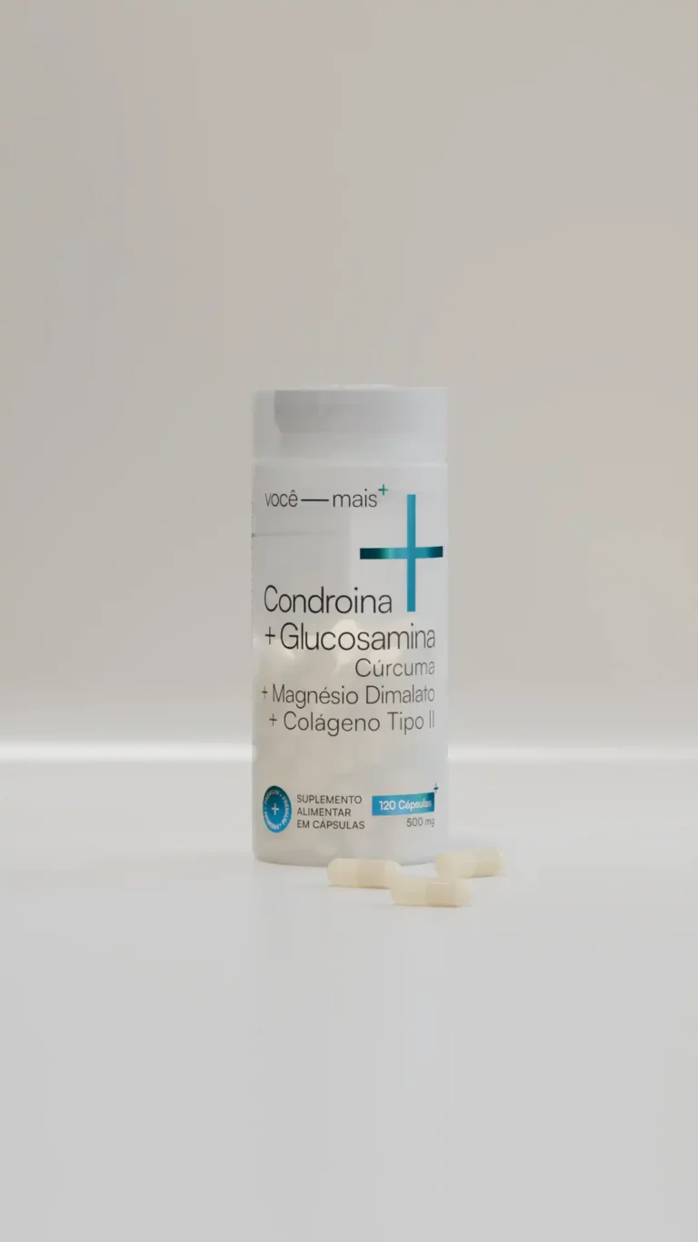 Condroina + Glucosamina | Cúrcuma + Magnésio Dimalato + Colágeno Tipo 2