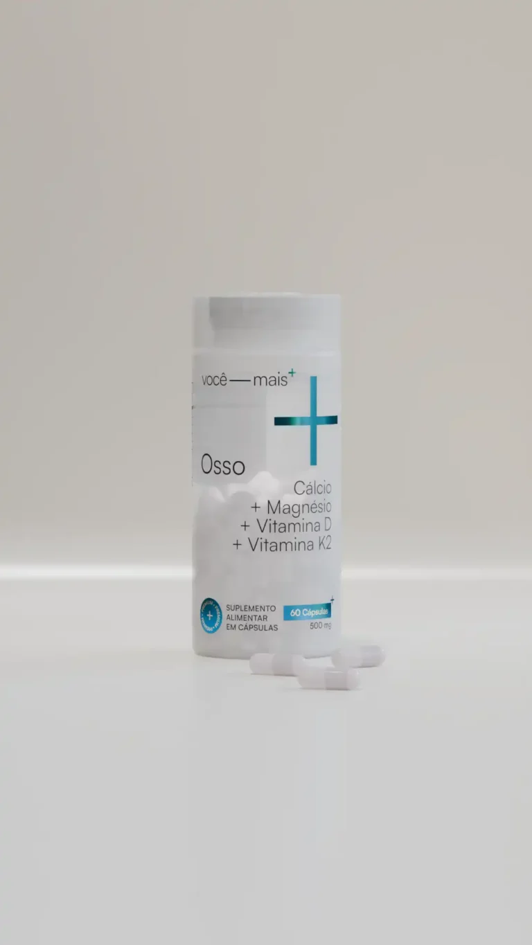 Osso | Cálcio + Magnésio + Vitamina D + Vitamina K2